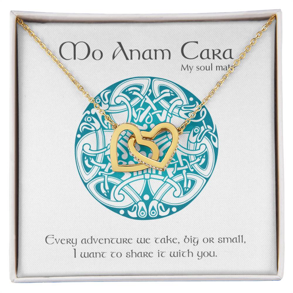 Mo Anam Cara - Interlocking Hearts Interlocking Hearts Necklace