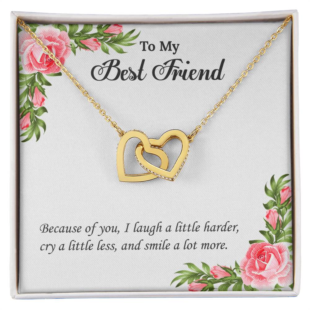 My Best Friend Unbiological Sister Necklace Soul Sister Sorority Sister Sister In Law Necklace Interlocking Hearts Necklace