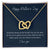 Happy Mother'S Day - Connected Hearts Necklace Interlocking Hearts Necklace