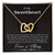 To My Sweetheart Two Hearts Necklace Interlocking Hearts Necklace