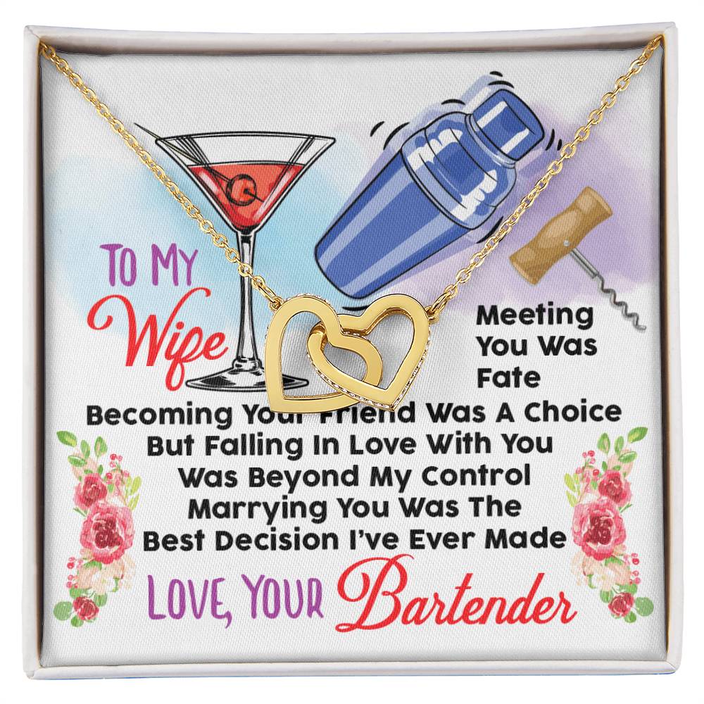 Bartender'S Wife - Interlocking Heart Necklace Interlocking Hearts Necklace