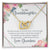 To My Granddaughter - Interlocking Hearts Necklace