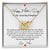 To My Daughter Mother'S Day Necklace Interlocking Hearts Necklace