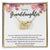 To My Granddaughter Interlocking Hearts Necklace