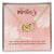 Mother'S Day - Double Hearts Necklace Interlocking Hearts Necklace