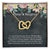 Father And Daughter Necklace Daughter Gift Father'S Day Gift Interlocking Hearts Necklace