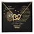 To My Girlfriend - Forever & Always Necklace Interlocking Hearts Necklace