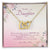 To My Daughter Always Remember Gift For Daughter From Mom Daughter Birthday Graduation Christmas Present Interlocking Hearts Necklace