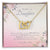 To My Daughter Always Remember Gift For Daughter From Mom Daughter Birthday Graduation Christmas Present Interlocking Hearts Necklace