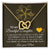 Feel My Love - Best Gift For Daughter Interlocking Hearts Necklace