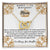 80Th Birthday Mum From Daughter Interlocking Hearts Necklace