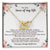 To The Love Of My Life Interlocking Hearts Necklace