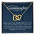 Special Gift For Granddaughter - Interlocking Heart Necklace Interlocking Hearts Necklace