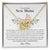 To An Amazing New Mama - Interlocking Heart Necklace Interlocking Hearts Necklace
