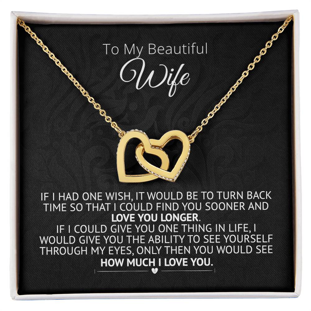Love You Longer - Interlocked Hearts Necklace Interlocking Hearts Necklace