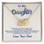 Collection Daughter - The Gift Of Life - Interlocking Hearts Necklace