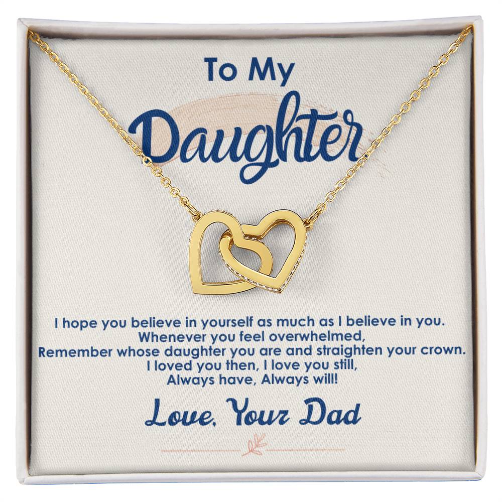 Collection Daughter - My Little Princess - Interlocking Hearts Necklace
