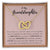 To My Granddaughter - Interlocking Hearts Necklace [Soq4-29]