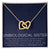 Unbiological Sister Necklace Soul Sister Sorority Sister Sister In Law Necklace Interlocking Hearts Necklace
