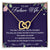 To My Future Wife Interlocking Hearts Necklace Message Card