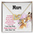 Gift For Mom - Mom You Are So Special Interlocking Hearts Necklace