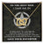 The Best Army Mom - Interlocked Necklace From Daughter Interlocking Hearts Necklace