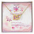 Interlocking Hearts To Beautiful Wife - D2 Interlocking Hearts Necklace