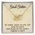 Soul Sisters Together In Heart Interlocking Hearts Necklace