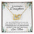 To My Daughter Necklace Gift From Mom Mothers Day Gift For Daughter From Mother Sentimental Jewelry Gifts For Daughter From Mom Interlocking Hearts Necklace