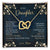 To My Daughter - Unique Heart Bonding Necklace Gift Set Interlocking Hearts Necklace