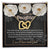 Daughter Away Necklace Gift From Mom And Dad Interlocking Hearts Necklace