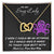 To My Sexy Lady - I Wish I Had 8 Hands - Love Necklace Interlocking Hearts Necklace