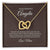 Personalized Heart Necklace And Jewelry Box Interlocking Hearts Necklace