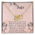 To My Sister Together We Shared Our Joys Interlocking Hearts Necklace