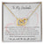 To My Soulmate Interlocking Hearts Necklace