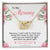 To My Mommy - From Your Tummy - Pregnancy Gift - Mother'S Day Gift - Luxury Necklace Interlocking Hearts Necklace