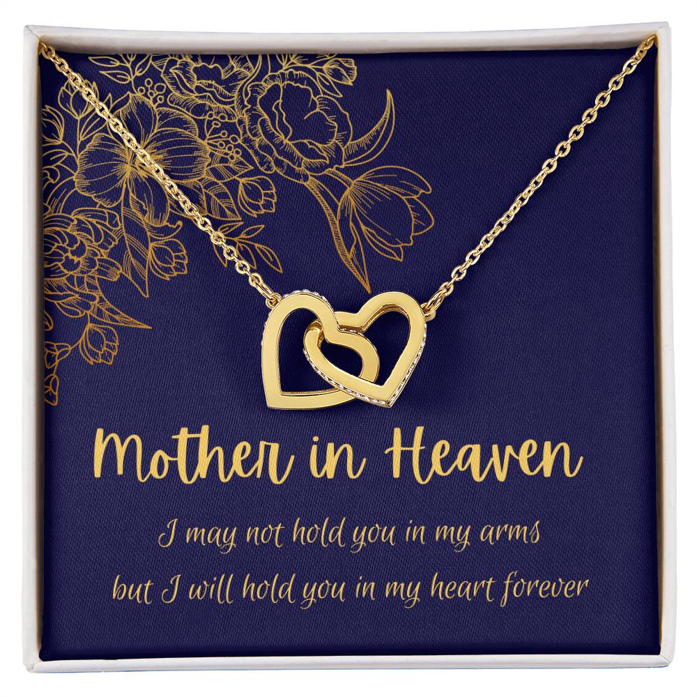Mother In Heaven - Interlocking Necklace Interlocking Hearts Necklace