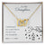 To My Daughter - Interlocking Hearts Necklace3