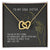 To My Soul Sister Two Hearts Necklace Interlocking Hearts Necklace