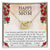Gift For Mom Birthday Interlocking Hearts Necklace