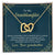 Nobody Can Replace My Granddaughter Heart Necklace Interlocking Hearts Necklace