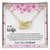 To My Wife - Interlocking Hearts Necklace
