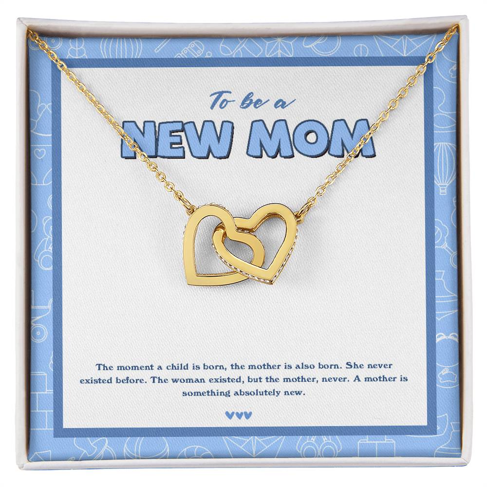 New Mommy To Be Mother'S Day Mommy To Be Gift Pregnant Necklace Interlocking Hearts Necklace