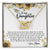 A Mother & Daughter'S Bond - Necklace With Message Card Interlocking Hearts Necklace