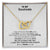 To My Wife Necklace - I May Not Be Your First Date Your First Kiss Or Your First Love Interlocking Hearts Necklace