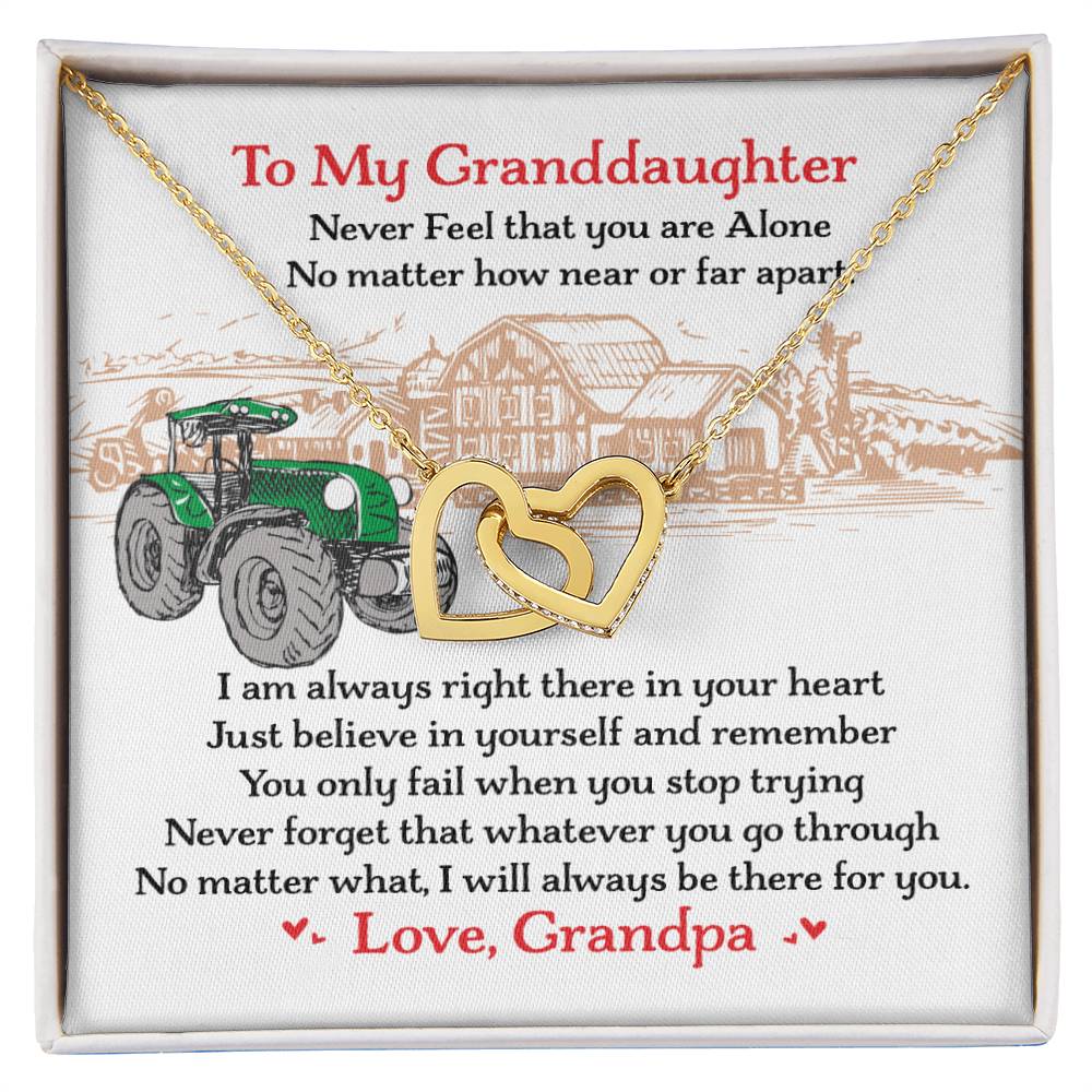 Farmer'S Granddaughter - Interlocking Heart Necklace Interlocking Hearts Necklace