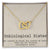 Unbiological Sister Necklace Soul Sister Big Little Sorority Sister In Law Necklace Step Sister Gift Tribe Necklace Best Friend Gift Bff Gift Interlocking Hearts Necklace