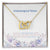 Unbiological Sister Jewelry Heart Necklace -Birthday Or Wedding Gift Interlocking Hearts Necklace