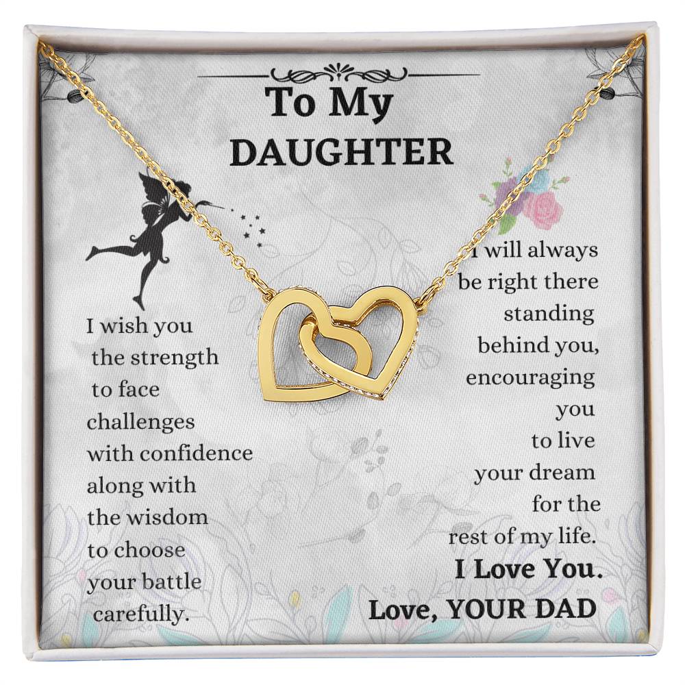 TO0951~1 Interlocking Hearts Necklace