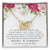 Mother Daughter Interlocking Hearts Necklace